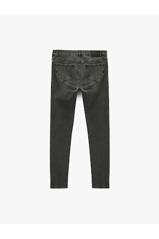 Koton Normal Bel Pamuklu Skinny Fit Jean Pantolon - Michael Jean Gri 6wam40048nd Gri