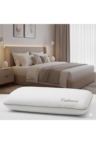 Tago Home Kaşmir Visco Ortopedik Yastık 60x40x15 Cm Beyaz