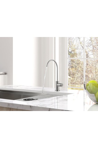 As09ss Paslanmaz Çelik Mutfak Su Filtresi Musluk Ro Musluk Çoğu Ters Ozmoz Birimi Veya Hava Boşluğunda Su Filtrasyon Sistemi İçin Paslanmaz Çelik