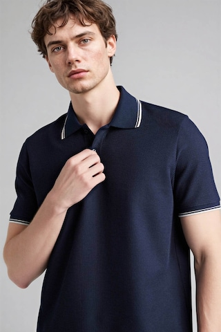 Defacto Regular Fıt Polo Yaka Waffle Kısa Kollu Polo Tişört D7932ax26spnv241 Lacivert-nv241