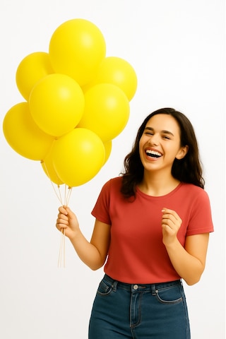 Pastel Balon 9 İnc 23 Cm Helyum Uyumlu 10 Adet Doğum Günü Kutlama Parti Süs Malzemesi Sarı