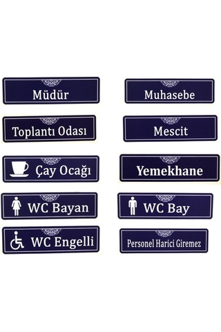 Lorex Wc Bay Bayan Engelli Yönlendirme İsimlik - Kapı İsimliği