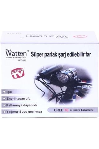 Black Wt-272-profesyonel Bisiklet Lambası 1