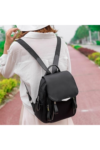 Kırmızı Yogodlns Kadın Oxford Su Geçirmez Omuz Çantası Paketi Kadın Rahat Büyük Kapasiteli Sırt Çantası Kırmızı