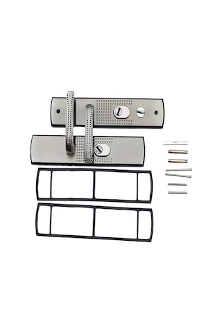 Neevoyu Gizlilik Kilidi Alüminyum Kilitli Kapı Kolu, Ev Odaları/banyolar İçin, Sol/sağ El Uyumlu, Kolay Kurulum, Ev Gereçleri Aksesuarı