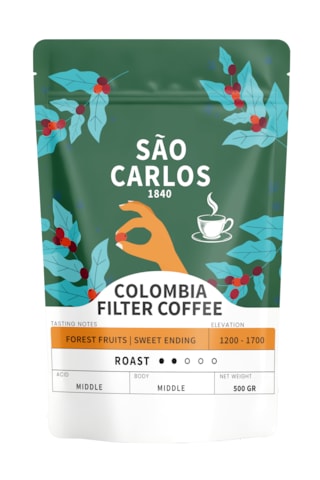 Colombia Filtre Kahve 500 Gr Colombia Medellin Single Origin Çekirdek