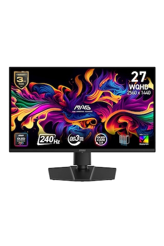 Msı Mag 271qp Qd-oled X24 26.5 İnç 240hz 0.03ms 2k Wqhd Adaptive