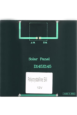 Lemestar 12v 3w Polikristal Güneş Paneli - Dıy Taahhüt Ve Seyahat İçin Güneş Enerjisi Çevirici