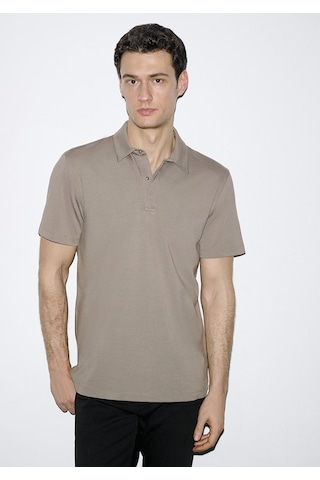 Mavi - Hafif Ve Esnek Kahverengi Travel Polo Tişört 0613225-70352 Kahverengi