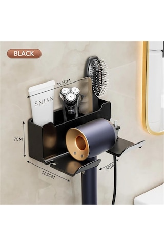 Fön Makinesi Askısı, Saç Kurutma Makinesi Tutacağı , Banyo Düzenleyici Diğer