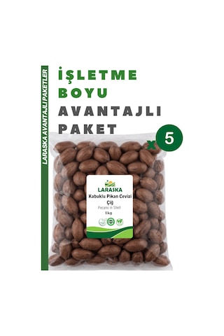Kabuklu Pikan Cevizi Çiğ 5kg Katkı Maddesiz Yerli Jumbo - Pecans İn Shell İşletme Boyu Avantajlı Paket 5 KG
