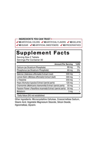 Force Factor Somnapure & Valerian & Theanine Fall Aslee