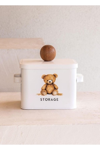 The Mia Storage Oyuncak Saklama Kabı 13x20x18 Cm Stg0002 Beyaz