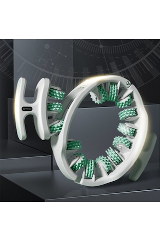 Jian Fan Masaj Yeşili Beyaz - Yeşil