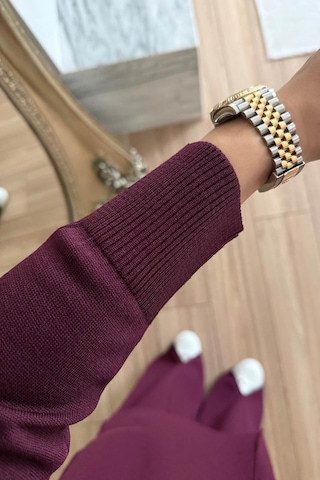 Kahijab Arlena Premium Rayon Takım - Mürdüm Mürdüm