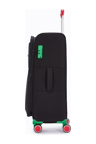 Benetton Orta Boy Kumaş Valiz Siyah Bnt2800