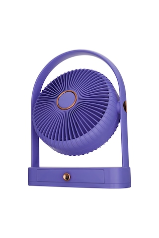 Wexta Ys2235 Taşınabilir Masaüstü Mor Usb Fan