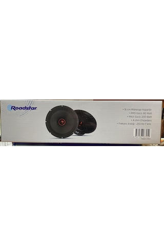 Roadstar Rdh-m170pro 200 Watt 17 Cm Midrange Oto Hoparlör