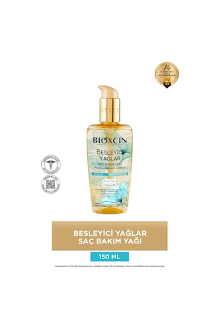 Bioxcin Besleyici Yağlar Saç Bakım Yağı 150 ml - Sülfatsız. Kuru Ve Yıpranmış Saçlar Saç Dökülme Karşıtı
