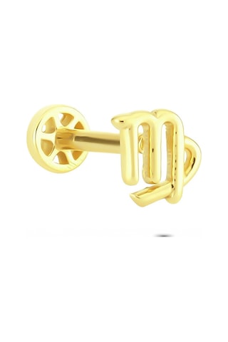 Glorria Altın Başak Burcu Tragus Piercing Çok Renkli