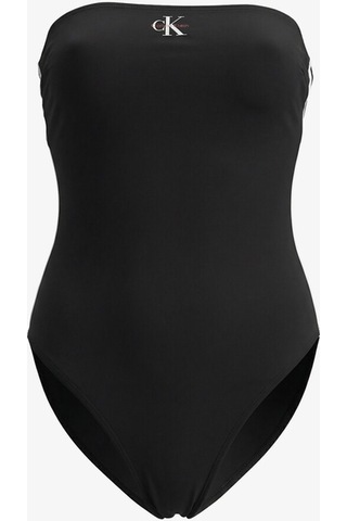 Calvin Klein Strapless One Piece Kadın Siyah Mayo-15924
