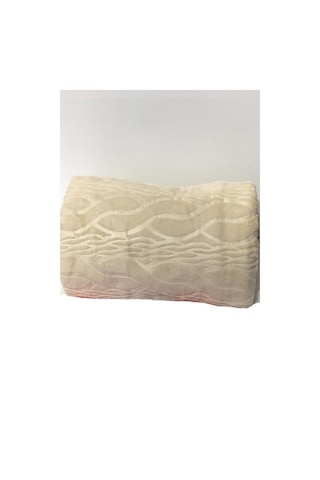 Padişah Desenli Bej Çift Kişilik Battaniye Nishev-p000082 Bej