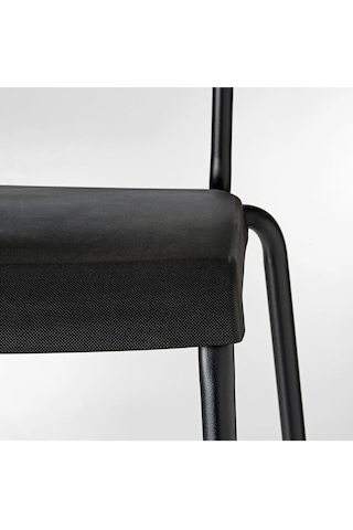 Stıg Siyah 63 Cm Modern Bar Sandalyesi Metal Siyah