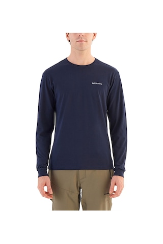 Columbia Erkek Uzun Kollu T-shirt Lacivert