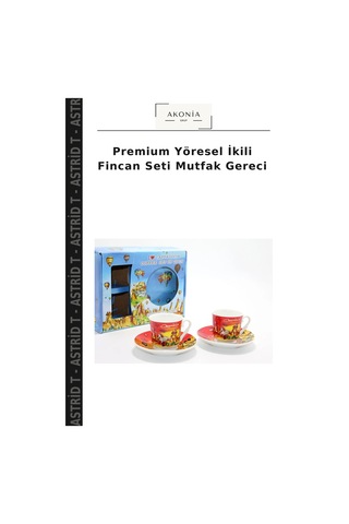 Premium Yöresel İkili Fincan Seti Mutfak Gereci Diğer