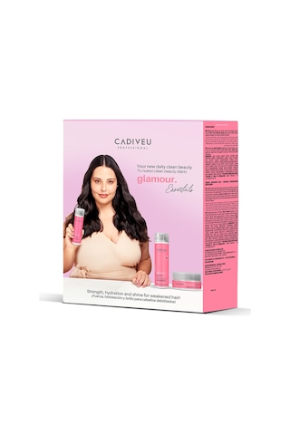 Zayıf Ve Cansız Saçlar İçin Güçlendirici Ve Nemlendirici Bakım Essentials Glamour Ev Bakım Seti