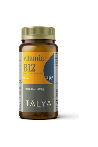Talya Vitamin B12 İçeren Takviye Edici Gıda 1000 Mg 60 Tablet
