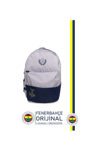 Fenerium Fenerbahçe Orijinal Lisanslı Spor Sırt Çantası Paraşüt Kumaş Fb Okul Çantası Bej
