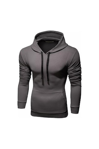 Envy Lab Kapüşonlu Sweatshirt 178349941 Koyu Gri