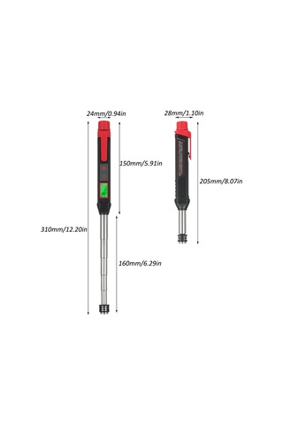 Springsun Habotest Ht56 Pro Kalem Tipi Esnek Gaz Kaçak Dedektörü Sesli Ve Görsel Alarmlar Son Derece Hassas Koklayıcı Doğal Gaz