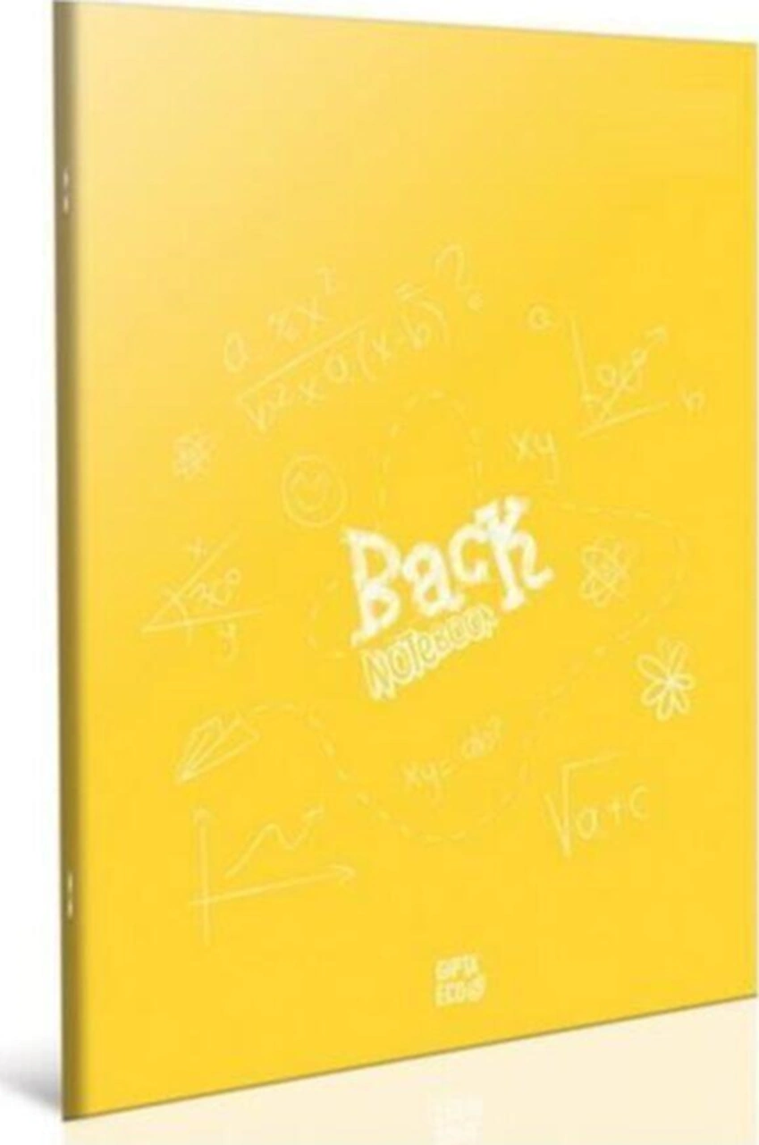 Back A4 Tel Dikiş Pp Kapak Defter 100 Yaprak Kareli 12 Li Paket 4988