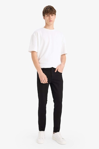 Defacto Carlo Skinny Fit Ekstra Dar Kalıp Normal Bel Ekstra Dar Paça Jean Pantolon R8763az25aunm40 Siyah