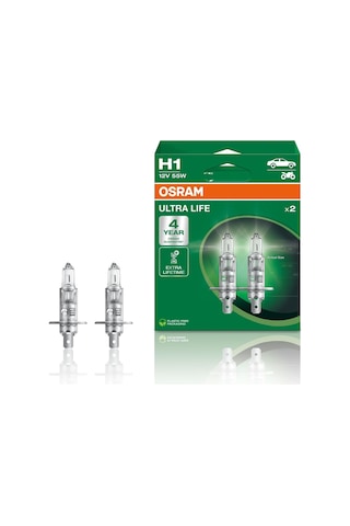 Ampul H1 Ult 55w 12v P14.5s5x2boxtrqr2 Ultralife 64150ult-hcb - 64150ult-hcb Abanoz