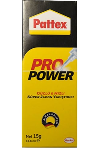 Pattex 1723117 Süper Japon Yapıştırıcı Pro Power 15 Gr. 10 Adet