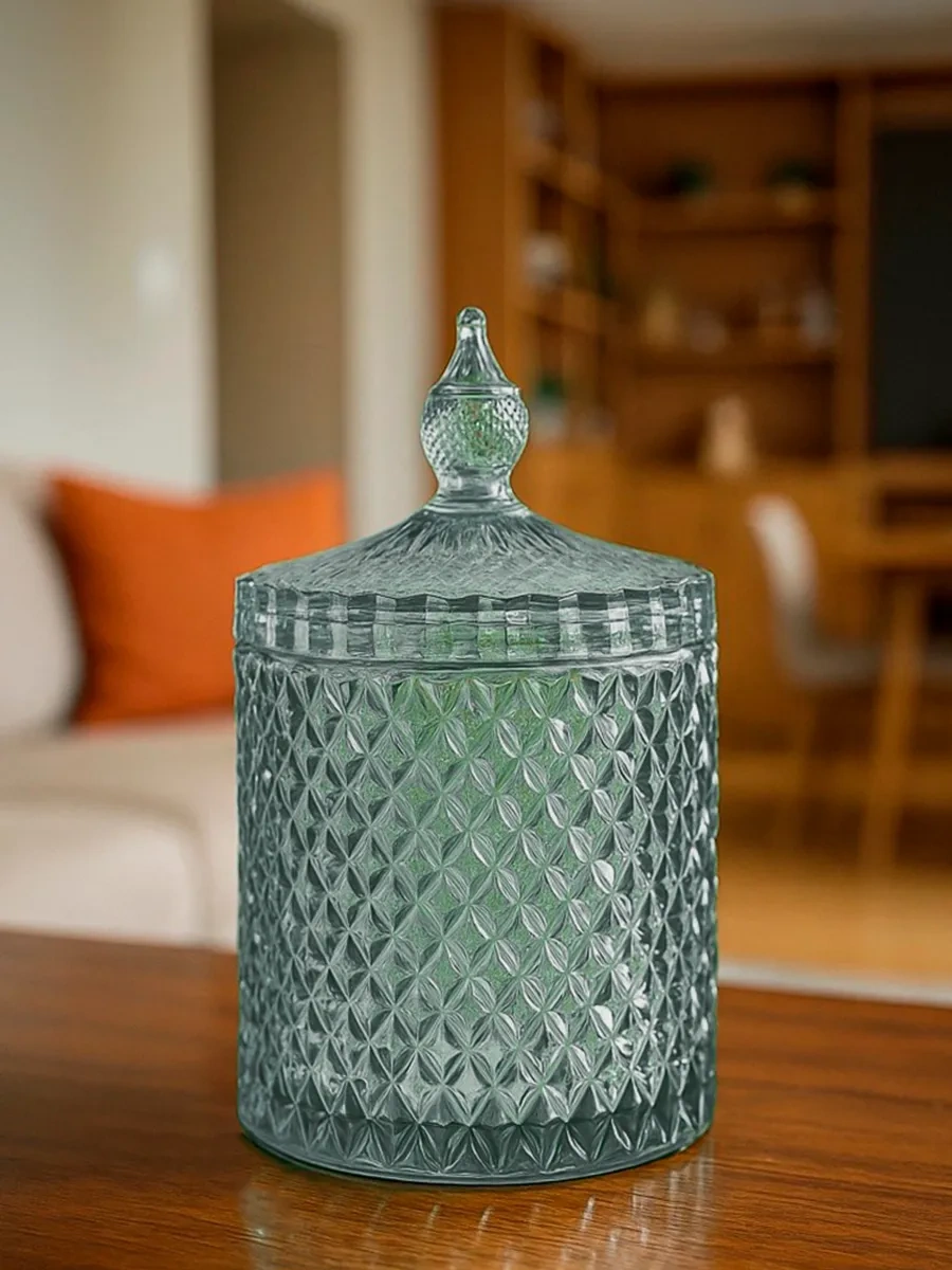 Lefard Şekerlik "dıamant" 550 Ml Kapaklı Cam 178969474