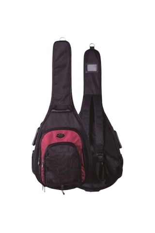 Valencia Cgb1680 Klasik Gitar Kılıfı Lüks 600d Kumaş - Kalın Ped - Renkli Detaylar