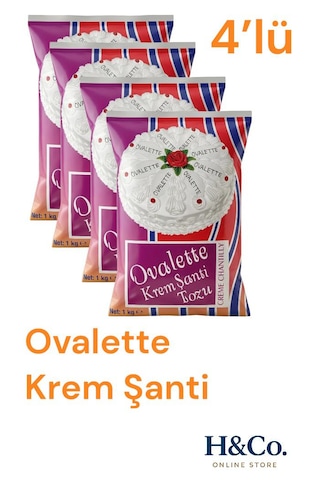 Ovalette Avantaj Paket 4lü Toz Krem Şanti - Şanti