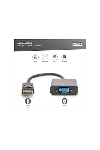 Digitus Display Vga S Kablo Ak-340403-001