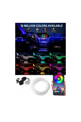 Araç Içi Atmosfer Ambiyans Led Neon 5 Girişli