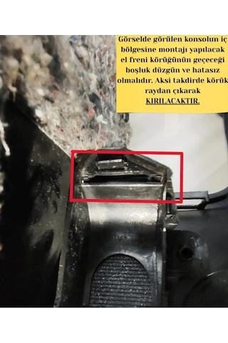 Bravo El Freni Körüğü - Bravo Uyumlu El Freni Plastik Koruması-el Freni Ray Perdesi Plastiği -tozluk