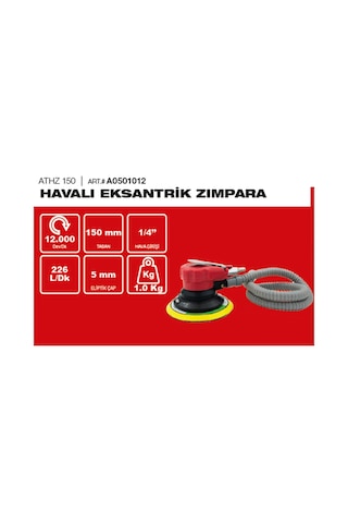 Attlas ATHZ 150 Havalı Eksantrik Zımpara - A0501012