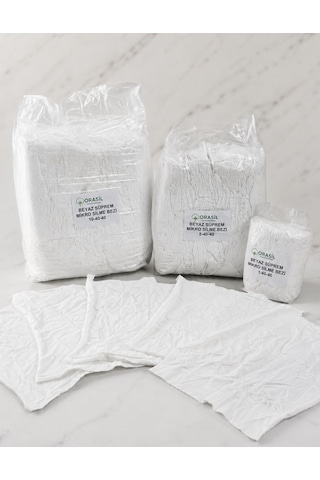 Beyaz Süprem Mikro Silme Bezi 1 Kg Beyaz Süprem Mikro Silme Bezi 1 Kg