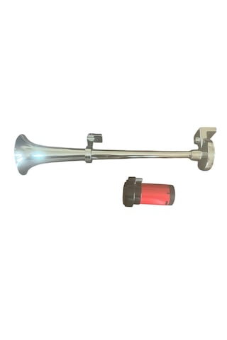 Korna 12v Marıne Krom 450mm Tek Motorlu