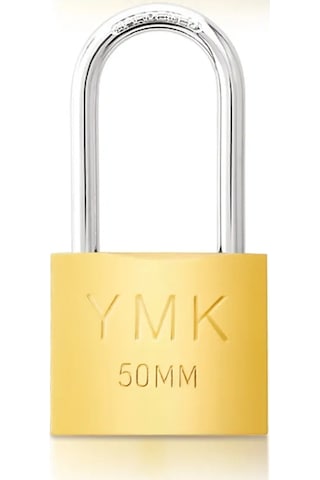 Eko Sarı Boyalı Uzun Kancalı Asma Kilit 50mm 0-8