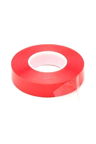 Çift Taraflı Akrilik Silikonize Bant 18 Mm X 2 Metre Kırmızı Vhb Diğer