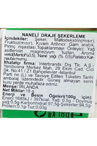 Tic Tac Nane Aromalı Şeker 18 Gr. (12 Adet)